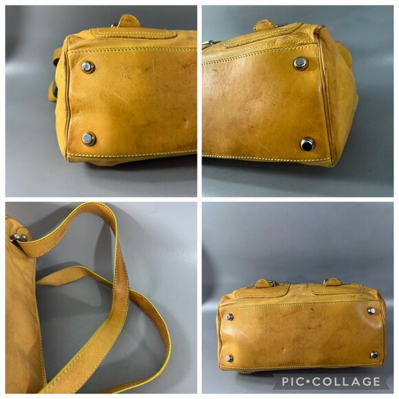 Marc Jacobs Yellow Leather Multi-pocket Satchel Bag - Picture 13 of 13